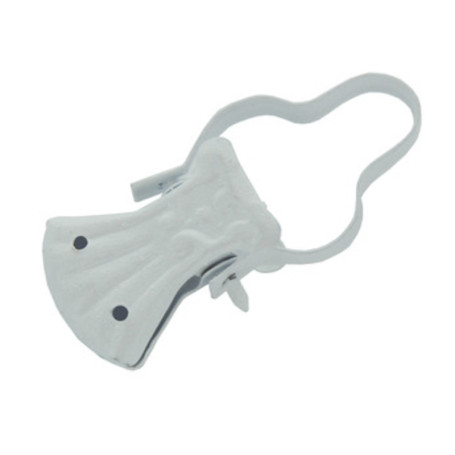 PINZA P\TENDE C\ARCO LACCATO BIANCO**