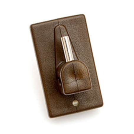 SUPPORTO ADESIVO P\BRIS BRIS PLASTICA MARRONE**