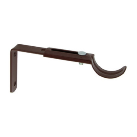 SUPPORTO METALLO BASTONE CENTRALE NOCE 22\26 CM