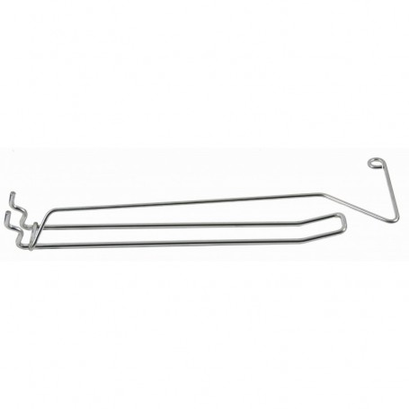GANCIO DOPPIO X PANNELLI FORATI CM.30 FIG.22