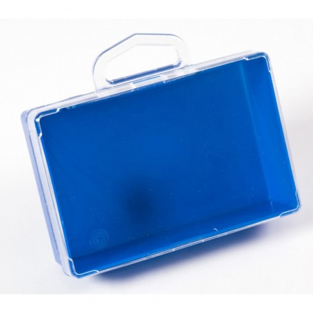SCATOLA PLASTICA 105X70 AZZURRA