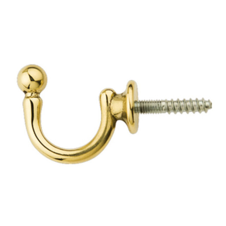 FERMATENDA GANCIO SFERA ORO LUCIDO 33X26 MM*