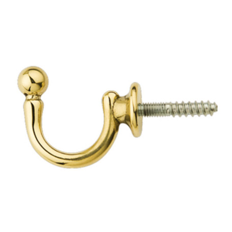 FERMATENDA GANCIO SFERA ORO LUCIDO 38X33 MM*