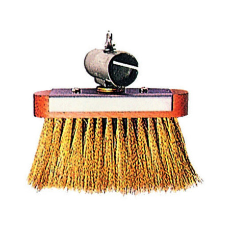 SPAZZOLA OTTONE P\FORNO 13X3 CM S\MANICO