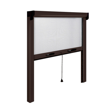ZANZARIERA IRS OPERA 140X160 CM VERTIC MARRONE