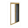 ZANZARIERA IRS OPERA PLISS 120X240 CM ORIZZ BRONZO
