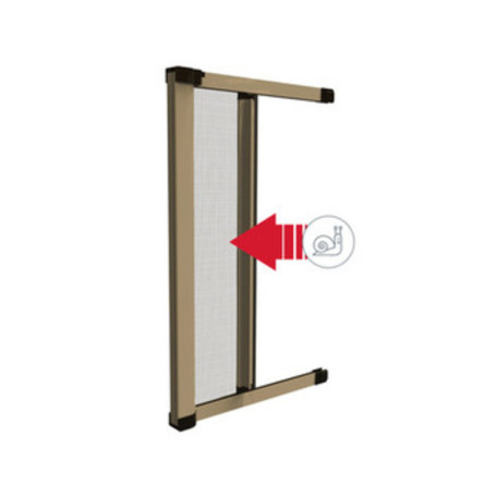 ZANZARIERA MEDAL BRONZO  60\160X250 CM ORIZZONT