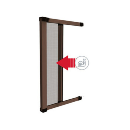 ZANZARIERA MEDAL MARRONE CM.60\160X250 ORIZ