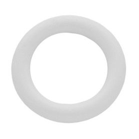 BS ANELLO BASTONE TENDA PLASTICA BIANCO 10 PZ