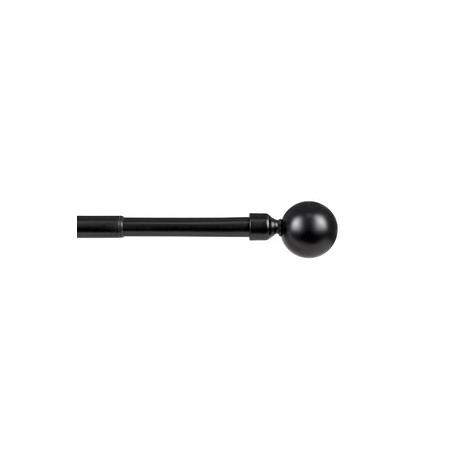 BASTONE METALLO D 19\16 120\210CM BOCCIA NERO