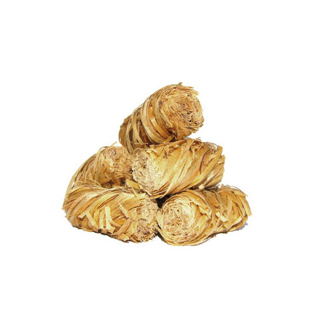 C ACCENDIFUOCO LANA DI LEGNO 32 PZ