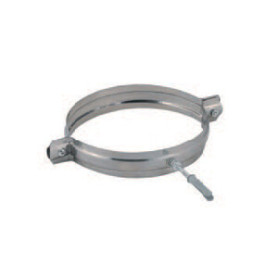C COLLARE INOX C\TASSELLO P\TUBO D 15 CM