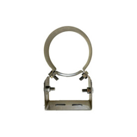 C COLLARE INOX C\STAFFA P\TUBO D 10 CM