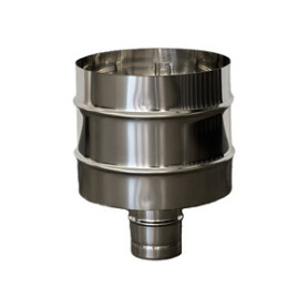 C FUMAIOLO A BOTTE INOX TONDO INOX D 13CM