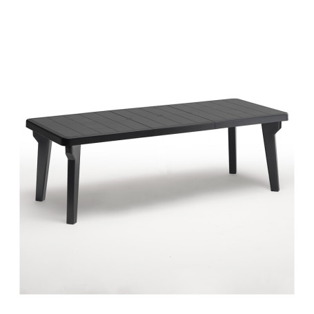 TAVOLO BERGEN 160\220X90XH74CM ANTRACITE