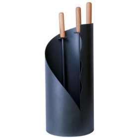 C SET ATTREZZI CAMINO C\CONTENITORE 4 PZ