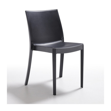 SEDIA POLIPROPILENE PERLA ANTRACITE