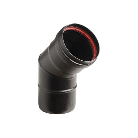 CURVA PORCELLANATA 45 PELLET D 10CM NERO OP AETERNUM