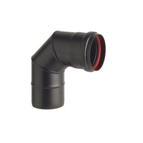 CURVA PORCELLANATA 90 PELLET D  8CM NERO OP AETERNUM