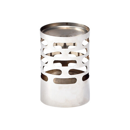 TERMINALE SCARICO PELLET INOX D 10 X H 14 CM AETERNUM