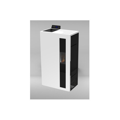 C STUFA PELLET SLIM BRONTE 5 BIANCO