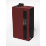 C STUFA PELLET SLIM BRONTE 5 BORDEAUX