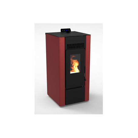 C STUFA PELLET EFESTO 9 BORDEAUX