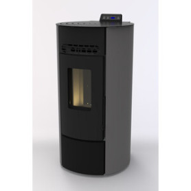 C STUFA PELLET ROUND ARGE 9 ANTRACITE