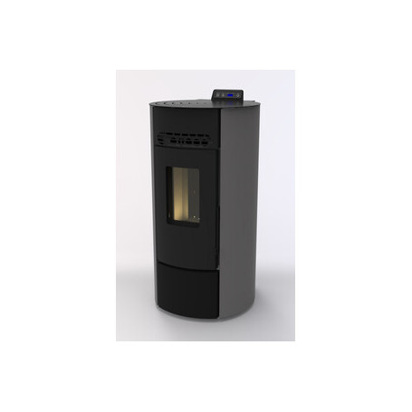 C STUFA PELLET ROUND ARGE 9 ANTRACITE