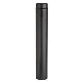TUBO PORCELLANATO D 12 X H 100CM NERO OPACO TOP