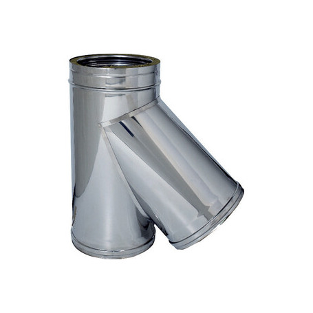 C RACCORDO BRAGA 135 INOX DOP PARETE D15\20CM