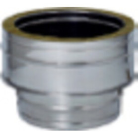 C RACCORDO INOX DA MONO A DOP PARETE D  8\13CM