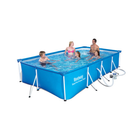 PISCINA C\TELAIO E POMPA 400X211XH81 CM 56424