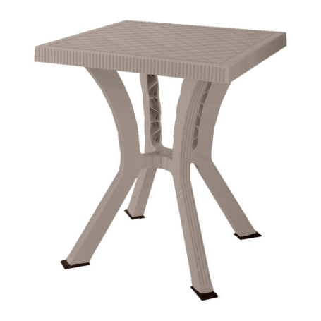 TAVOLO RIGOLETTO ELITE 60X60XH70CM TORTORA