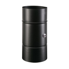 TUBO PORCELLANATO C\COMB C\TAPPO D 10XH19CM NERO CLASSIC