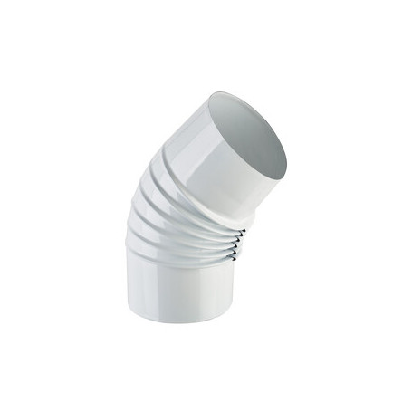 CURVA PORCELLANATA PIEGHETTATA 45 D 12CM BIANCO CLASSIC