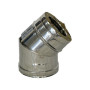 C CURVA INOX DOPPIA PARETE 45 D 15\20 CM