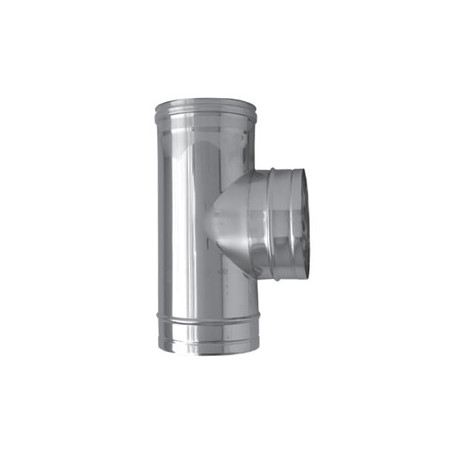 C RACCORDO A T INOX ATTACCO FFM D  8 CM