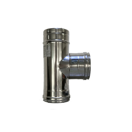 C RACCORDO A T INOX ATTACCO FMM D 20 CM