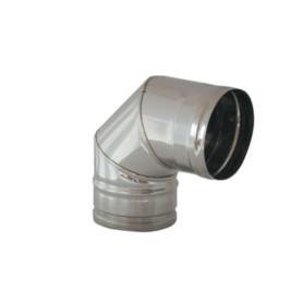 GOMITO INOX AISI 304 90 D 15 CM