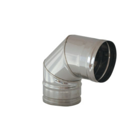 GOMITO INOX AISI 304 90 D 12 CM