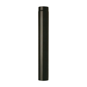 TUBO PLUS PORCELLANATO H 100 CM D 16 CM NERO OPACO