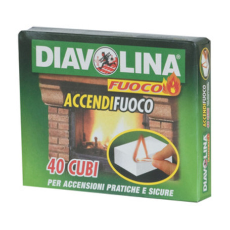 ACCENDIFUOCO  40 CUBI DIAVOLINA 15300