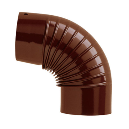GOMITO P\STUFA 90 D 13 CM MARRONE