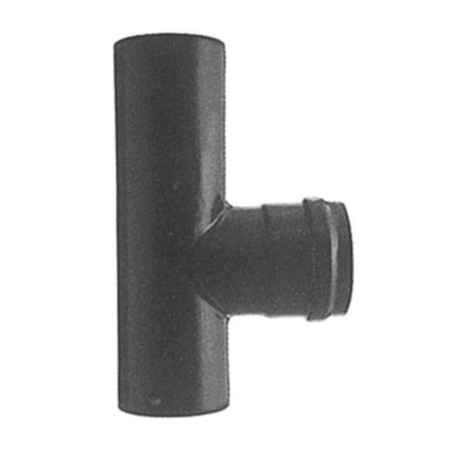 RACCORDO A T P\STUFA A PELLET ATTACCO MFM D  8 CM NERO OPACO