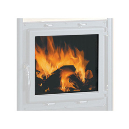 R VETRO P\STUFA ROSSELLA 348X315X4 MM