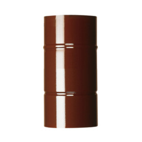 TUBO P\STUFA H  25 CM D 12 CM MARRONE