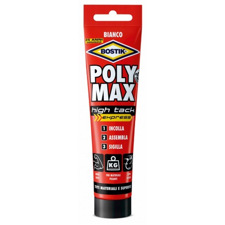 BOSTIK POLYMAX HIGH TACK BIANCO GR.165