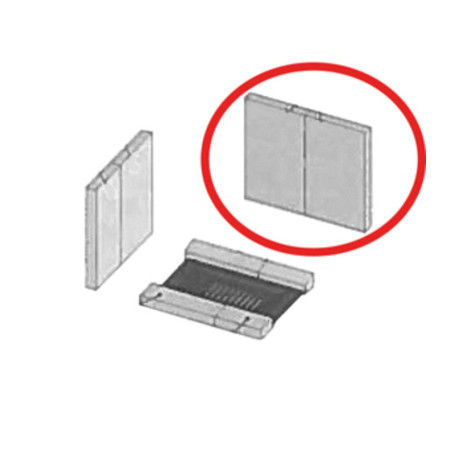 R COPPIA REFRATTARIO POSTERIORE P\STUFA KIR