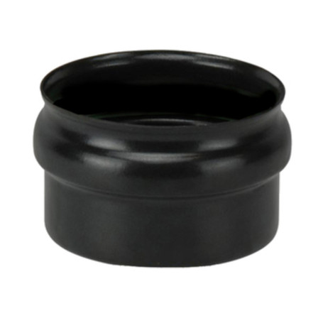 SCARICO CONDENSA CIECO P\STUFA PELLET D  8CM NERO OPACO